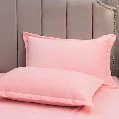 Solid-color pillowcases