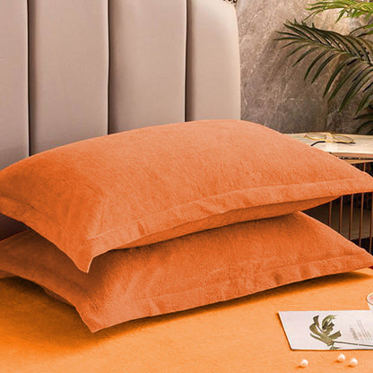 Solid-color pillowcases
