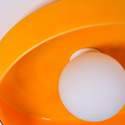 Lampa sufitowa okrągła G9 ze szkła i metalu do kuchni i salonu 220–240V