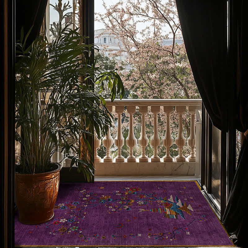 Landscape-patterned rug