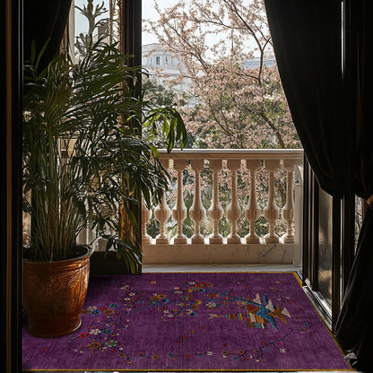 Landscape-patterned rug