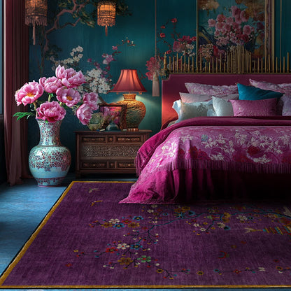 Landscape-patterned rug