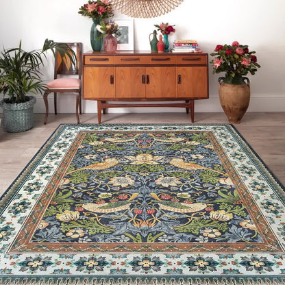 Floral and Bird Rug