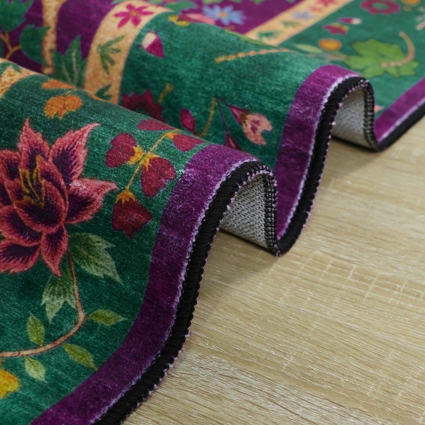 Vintage floral rug