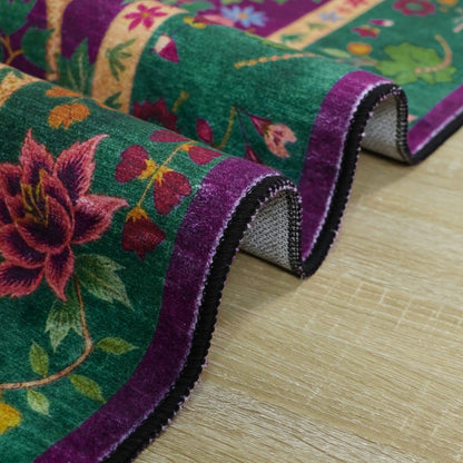 Vintage floral rug