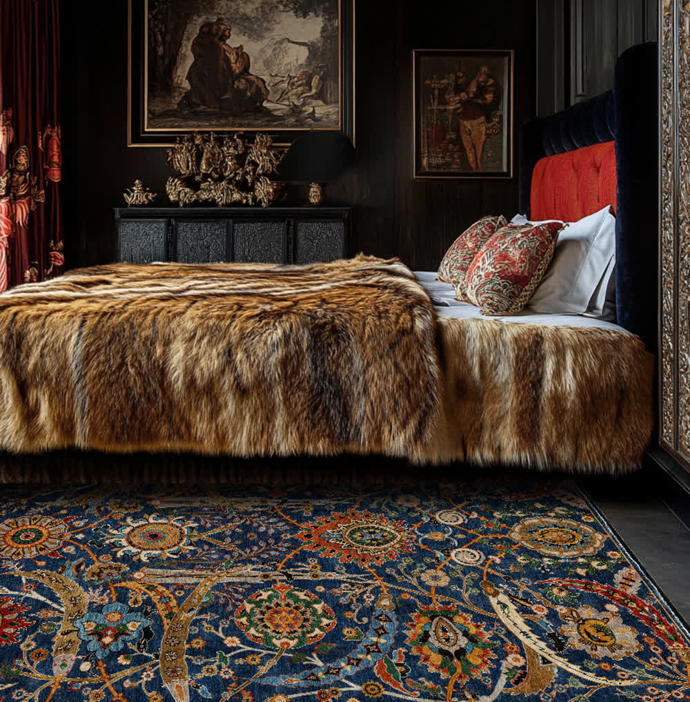 Persian boho rug