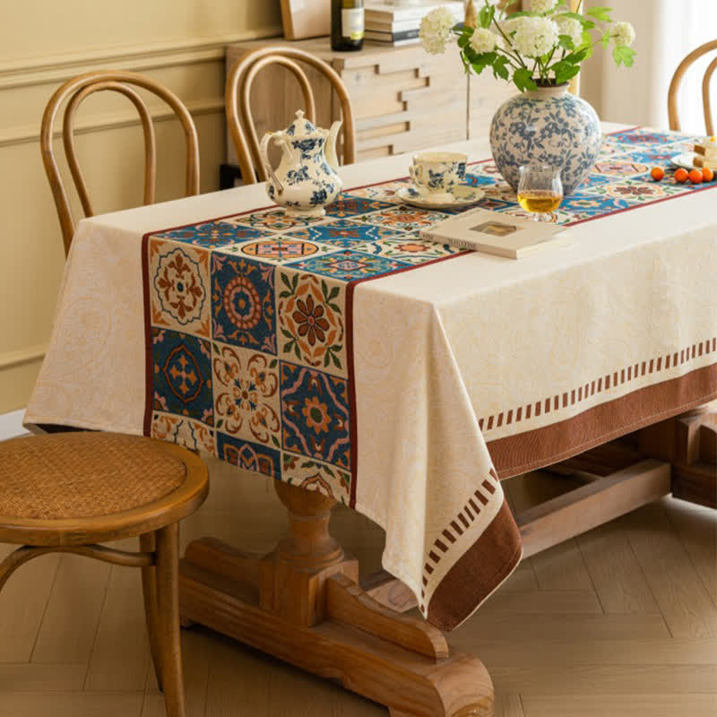 Nappe à motif marocain
