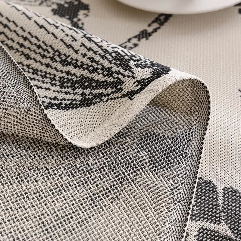 Sofa cover with pinecones