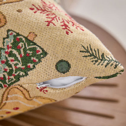 Gingerbread man Christmas pillow