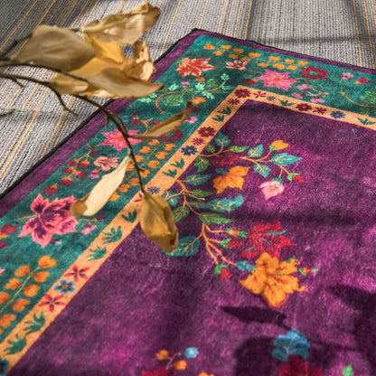 Vintage floral rug