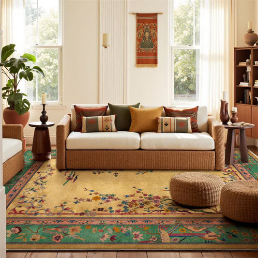 Dywan orientalny chinoiserie do prania