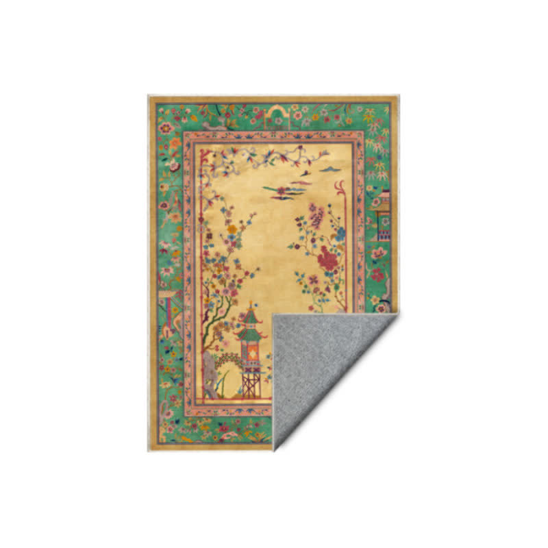 Dywan orientalny chinoiserie do prania