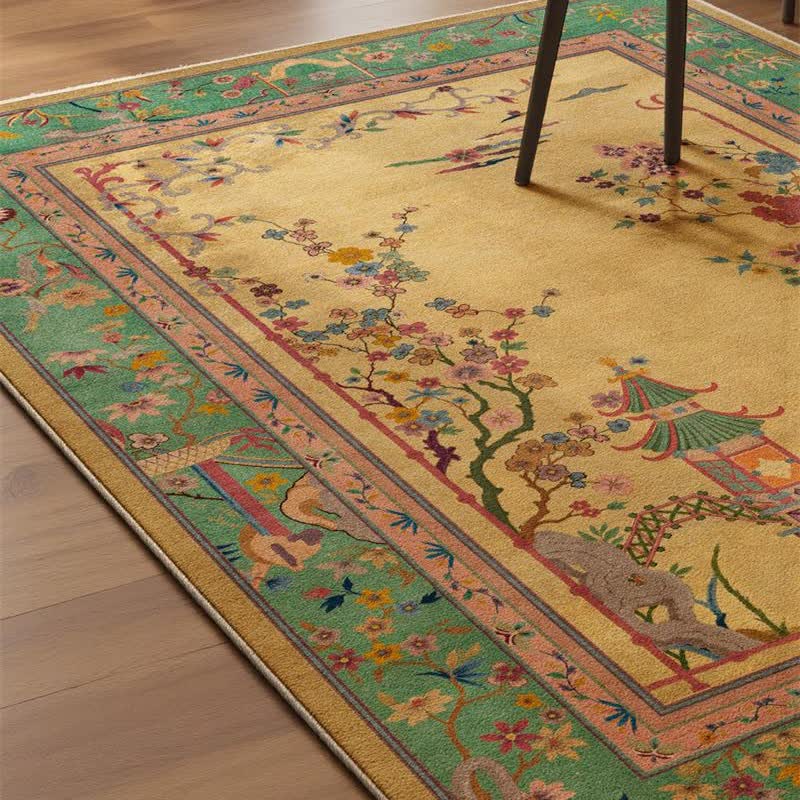 Dywan orientalny chinoiserie do prania