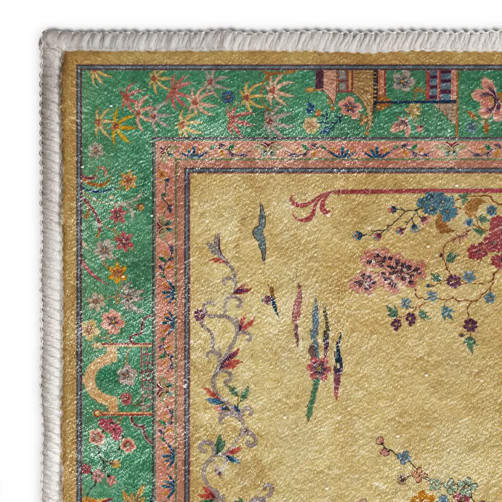 Dywan orientalny chinoiserie do prania
