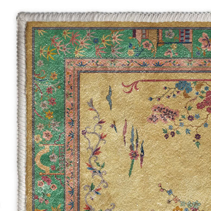 Dywan orientalny chinoiserie do prania