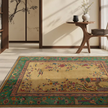 Dywan orientalny chinoiserie do prania