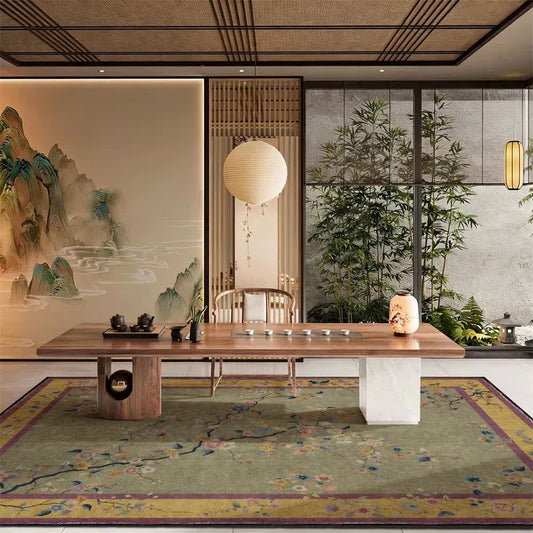 Dywan chinoiserie antypoślizgowy składany
