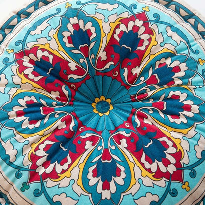 Poduszka okrągła mandala i lotos