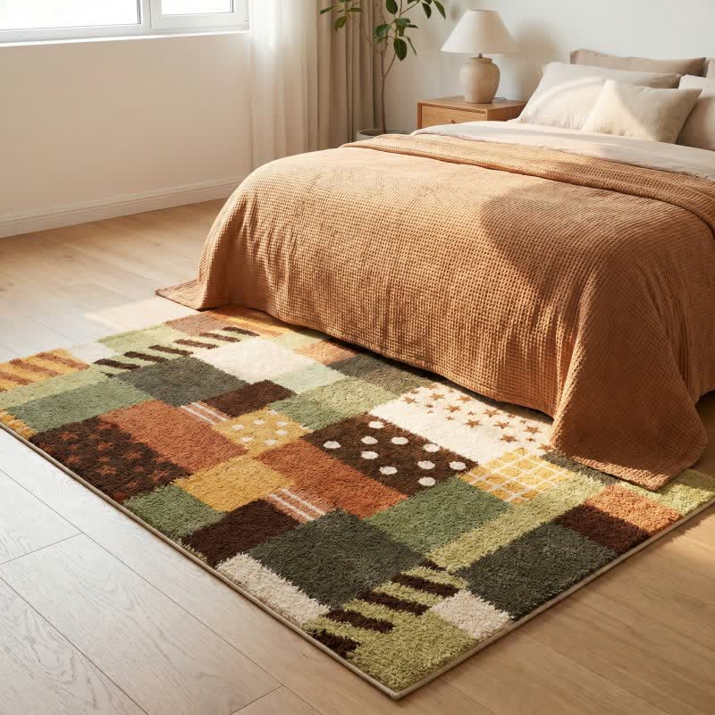 Dywan patchwork retro do prania