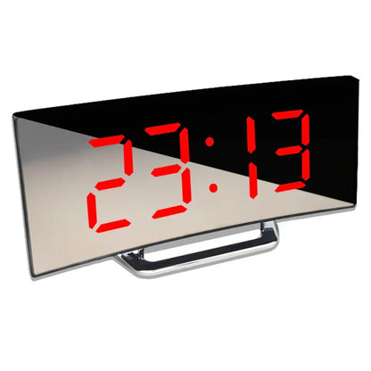 Budzik LED z lustrzanym wyświetlaczem