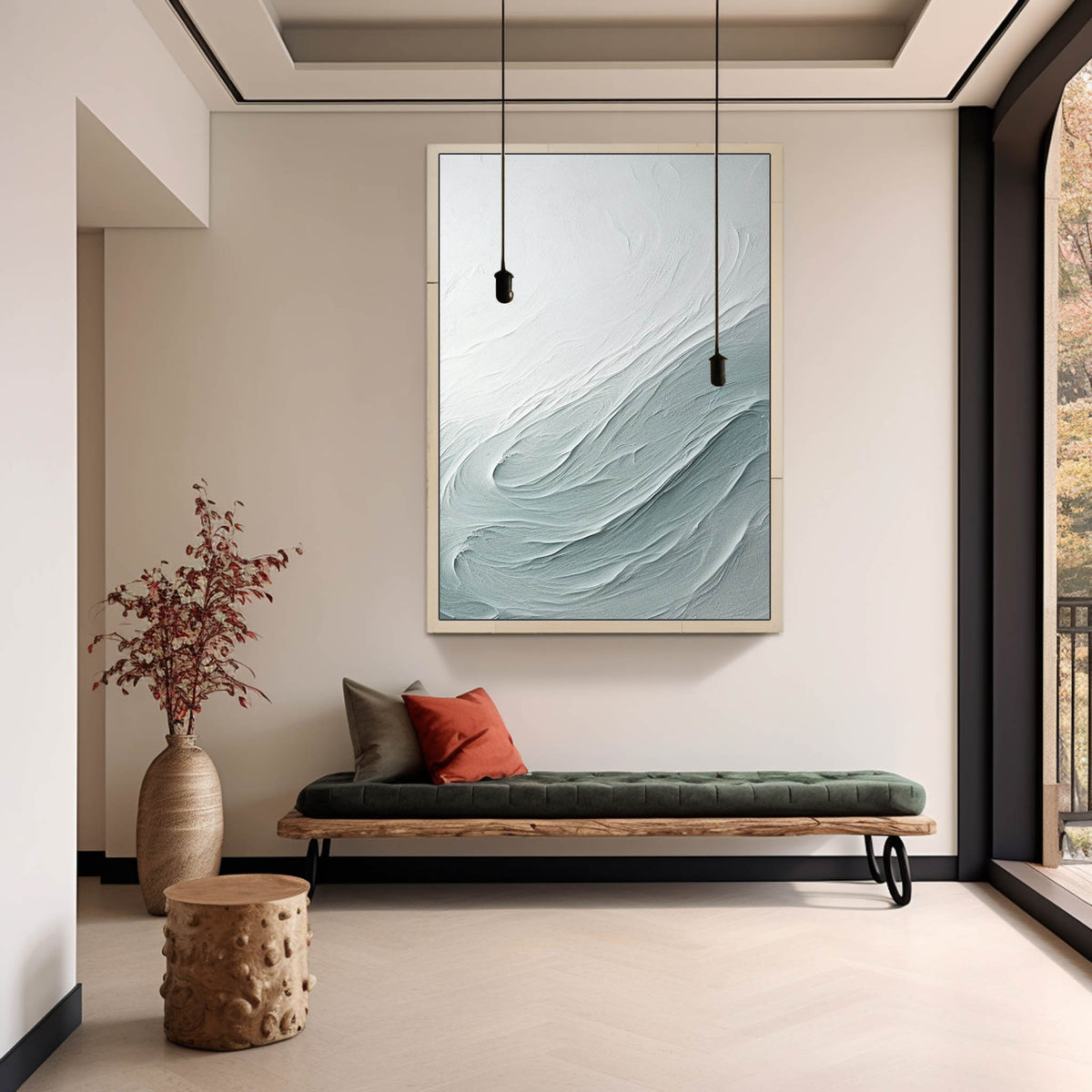 Textured 3D wave picture