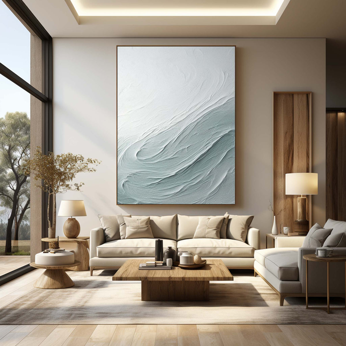Textured 3D wave picture