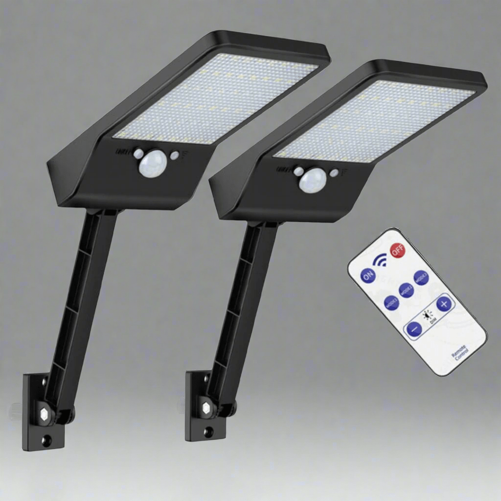 Solarny Reflektor LED 20W z Czujnikiem Ruchu i Pilotem do Użytku Zewnętrznego