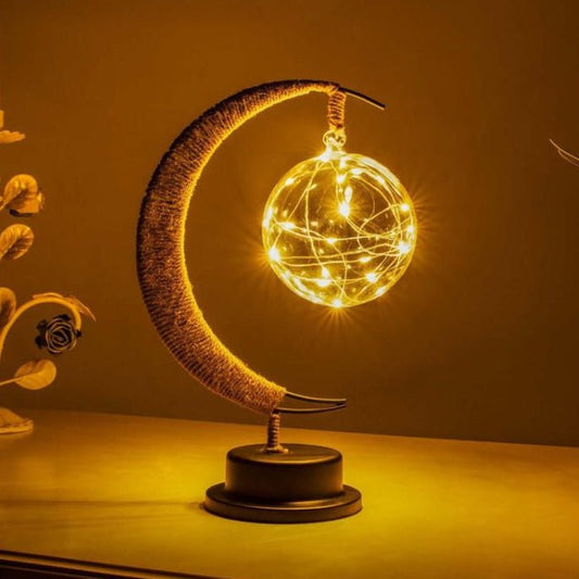 Lampa LED w kształcie księżyca