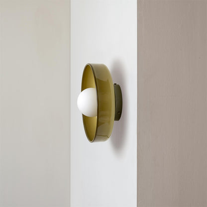 Lampa sufitowa okrągła G9 ze szkła i metalu do kuchni i salonu 220–240V