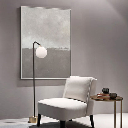 Tableau abstrait bicolore