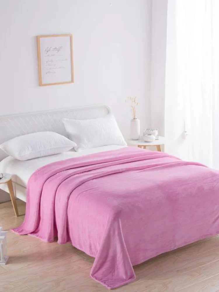 Velvet-textured blanket