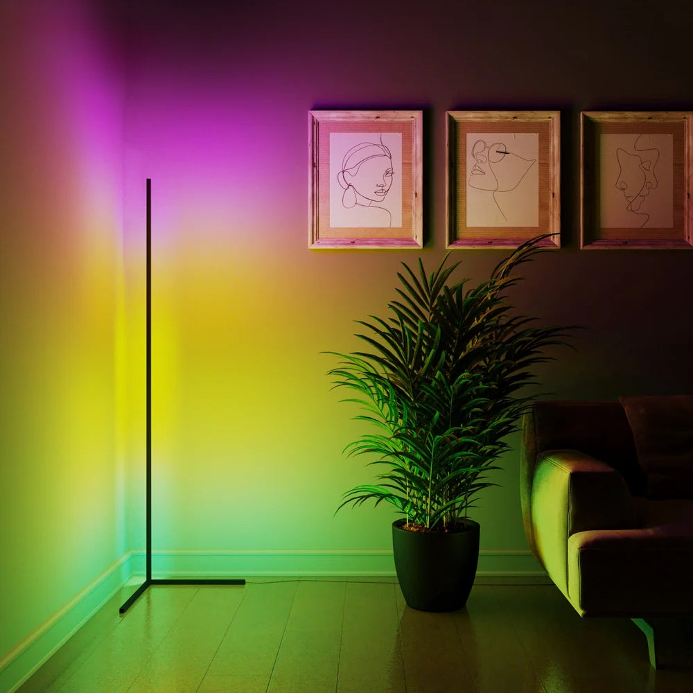 Lampa podłogowa RGB regulacja barwy