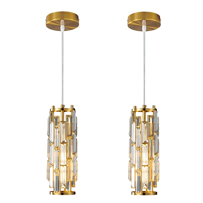 Crystal pendant lamp