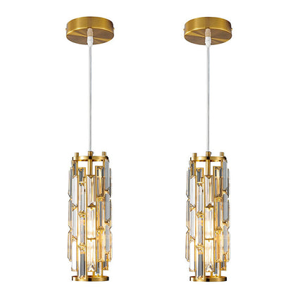 Crystal pendant lamp