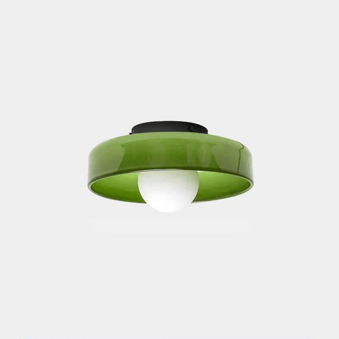 Lampa sufitowa okrągła G9 ze szkła i metalu do kuchni i salonu 220–240V