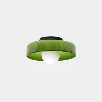 Lampa sufitowa okrągła G9 ze szkła i metalu do kuchni i salonu 220–240V
