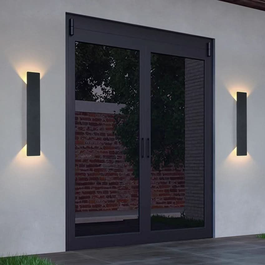 Lampa Ścienna LED IP65 z Aluminiową Obudową do Zastosowań Zewnętrznych
