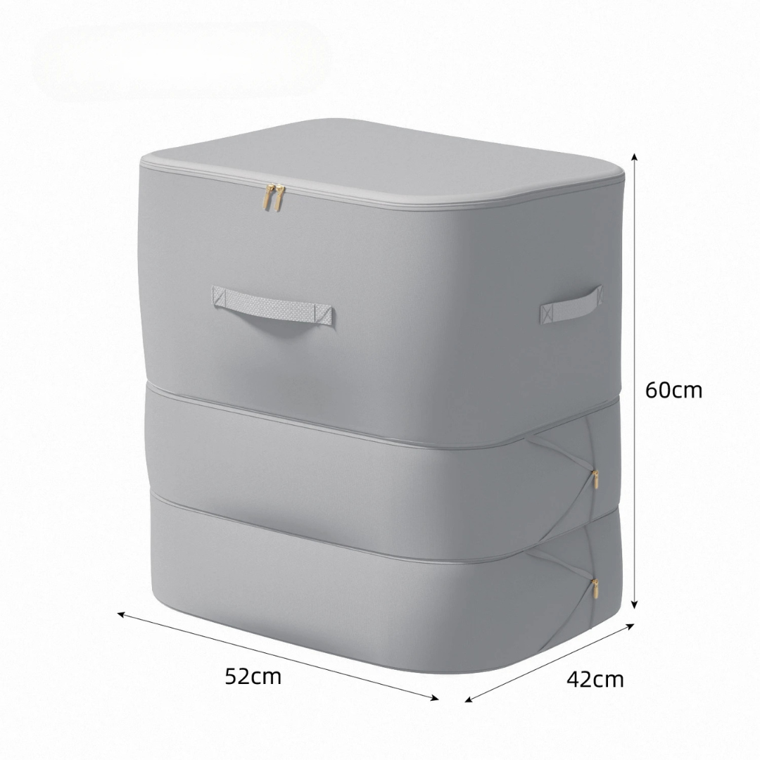 Worek kompresyjny do przechowywania ubrań i tekstyliów z systemem zamykania