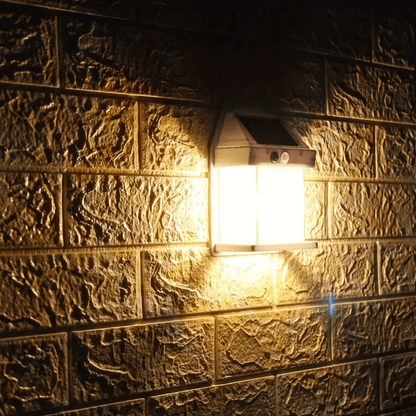 Lampa solarna ścienna