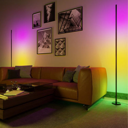 Lampa podłogowa RGB z pilotem