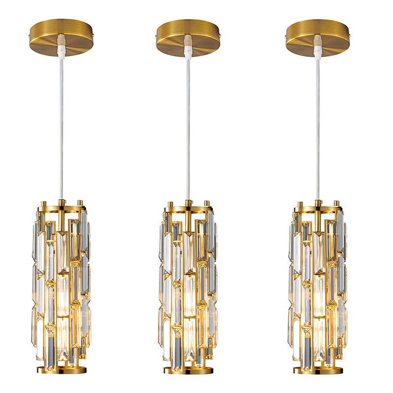 Crystal pendant lamp