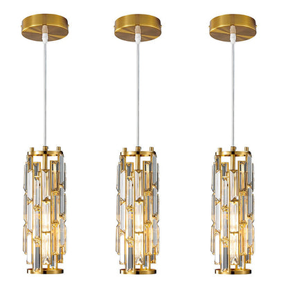 Crystal pendant lamp