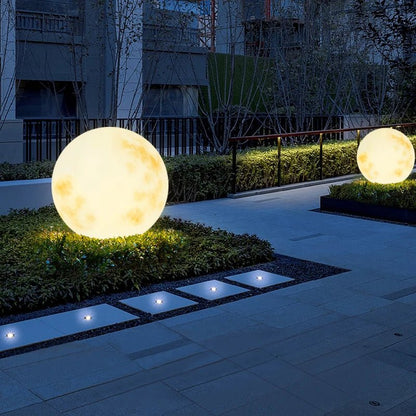 Lampa Ogrodowa LED w Kształcie Księżyca z Ładowaniem USB do Oświetlenia Zewnętrznego