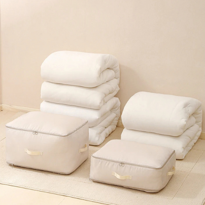 Worek kompresyjny do przechowywania ubrań i tekstyliów z systemem zamykania