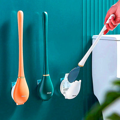 Silikonowa szczotka do WC z uchwytem
