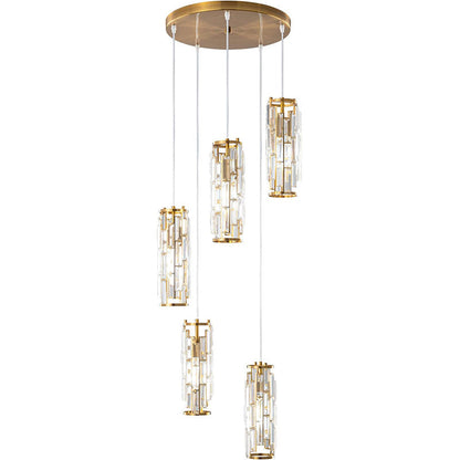 Crystal pendant lamp