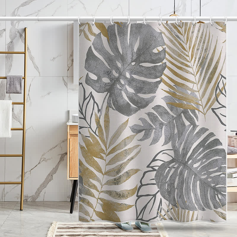 Zasłona prysznicowa z motywem monstery
