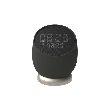 Touch alarm clock with a gyroscope