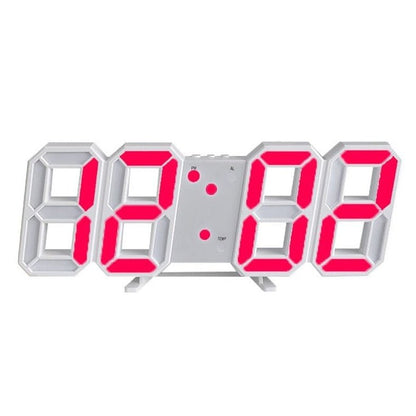 Zegar LED 3D ścienny lub stołowy