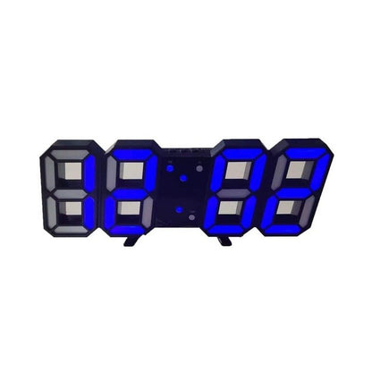 Zegar LED 3D ścienny lub stołowy